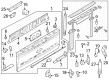 Diagram for Ford F-150 Lightning Door Latch Assembly - ML3Z-9943150-C