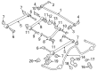 Diagram for Ford Bronco Sway Bar Link - NB3Z-5C486-B