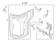 Diagram for Ford F-150 Back Up Light - ML3Z-13405-F