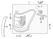 Diagram for Ford Back Up Light - JL1Z-13404-G
