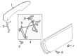 Diagram for 2022 Ford Mustang Window Regulator - FR3Z-6323208-D