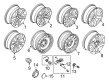 Diagram for Ford F-150 Spare Wheel - KL3Z-1007-F