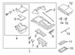 Diagram for 2023 Ford Police Interceptor Utility Cup Holder - LB5Z-7813562-AB