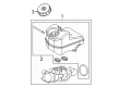 Diagram for Ford Brake Master Cylinder Repair Kit - LX6Z-2005-AU