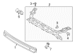 Diagram for 2021 Ford Mustang Radiator Support - KR3Z-8A284-B