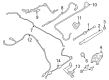 Diagram for 2022 Lincoln Aviator Windshield Washer Nozzle - LC5Z-17603-B