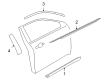 Diagram for Ford Police Interceptor Sedan Door Seal - AG1Z-5421453-A