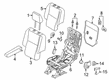 Diagram for Ford Transit Connect Seat Cover - KT1Z-1766601-HB