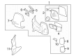 Diagram for Ford E-Transit Mirror Cover - BK3Z-17D742-E