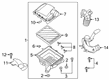 Diagram for Ford Air Filter Box - KB3Z-9600-B