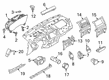 Diagram for 2023 Ford Ranger A/C Switch - KB3Z-19980-UB