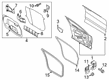 Diagram for 2020 Ford SSV Plug-In Hybrid Door Seal - DS7Z-5420708-B