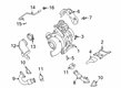 Diagram for Ford F-350 Super Duty Turbocharger - LC4Z-6K682-A