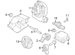 Diagram for 2024 Ford Mustang Air Bag Control Module - PR3Z-14B321-A