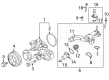 Diagram for Ford F-150 Thermostat Gasket - ML3Z-8590-A