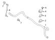 Diagram for Ford EcoSport Sway Bar Kit - CN1Z-5482-E
