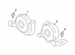 Diagram for 2022 Lincoln Nautilus Horn - K2GZ-13832-P