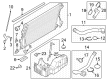 Diagram for Ford F-350 Super Duty Coolant Reservoir - LC3Z-9600-H