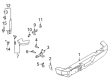 Diagram for Ford Bronco Bumper - M2DZ-17K835-BA