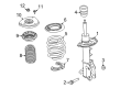 Diagram for 2022 Ford Mustang Mach-E Shock Absorber - LK9Z-18124-E