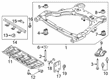 Diagram for Ford Police Interceptor Utility Axle Beam - JB5Z-5C145-A