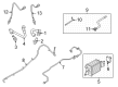 Diagram for Ford PCV Valve Elbow - ML3Z-9D333-D