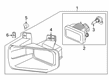 Diagram for 2020 Ford F-250 Super Duty Fog Light - FL3Z-15201-C