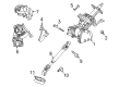 Diagram for Ford Maverick Rack And Pinion - NZ6Z-3504-E