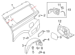 Diagram for 2020 Ford Expedition Fuel Filler Housing - JL1Z-7827936-B