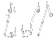 Diagram for Ford EcoSport Seat Belt - GN1Z-58611B69-AB