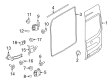 Diagram for Ford Door Hinge - KK4Z-1542900-D