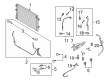 Diagram for 2022 Ford Edge Automatic Transmission Oil Cooler Line - K2GZ-7A031-A