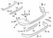 Diagram for Ford Explorer Bumper - LB5Z-17810-BAPTM