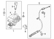 Diagram for 2020 Ford Mustang Automatic Transmission Shifter - FR3Z-7210-G