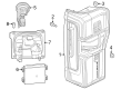 Diagram for 2023 Ford F-250 Super Duty Light Socket - PC3Z-13410-B