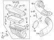 Diagram for 2024 Ford Mustang Air Filter Box - PR3Z-9600-A