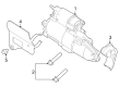 Diagram for 2022 Lincoln Aviator Starter - L1MZ-11002-B