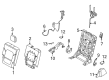 Diagram for Ford Bronco Seat Cover - M2DZ-9866600-DB