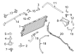 Diagram for Ford Radiator - HC3Z-8005-E