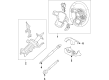 Diagram for 2022 Lincoln Aviator Steering Wheel - LC5Z-3600-DC