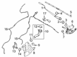 Diagram for Ford Transit Connect Windshield Wiper - LU2Z-17V528-K