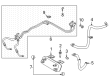 Diagram for 2022 Ford Bronco Automatic Transmission Oil Cooler Line - MB3Z-8N021-D