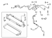Diagram for 2022 Ford Mustang Automatic Transmission Oil Cooler Line - JR3Z-7R081-E