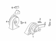 Diagram for Ford Horn - HG9Z-13801-F