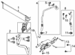 Diagram for 2022 Ford Escape Automatic Transmission Oil Cooler Line - JX6Z-7R081-H