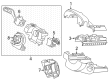 Diagram for 2022 Ford Maverick Turn Signal Switch - NZ6Z-3F791-DA