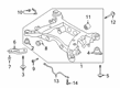 Diagram for Lincoln Axle Support Bushings - K2GZ-4B425-A