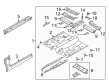 Diagram for Ford Escape Front Cross-Member - LX6Z-7810672-A