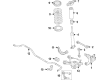 Diagram for 2023 Ford Mustang Coil Spring Insulator - JR3Z-5586-A