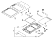 Diagram for Ford Sunroof - LJ6Z-54500A18-A